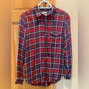American Eagle Red and Navy Flannel